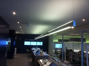 lights - merchandizing table